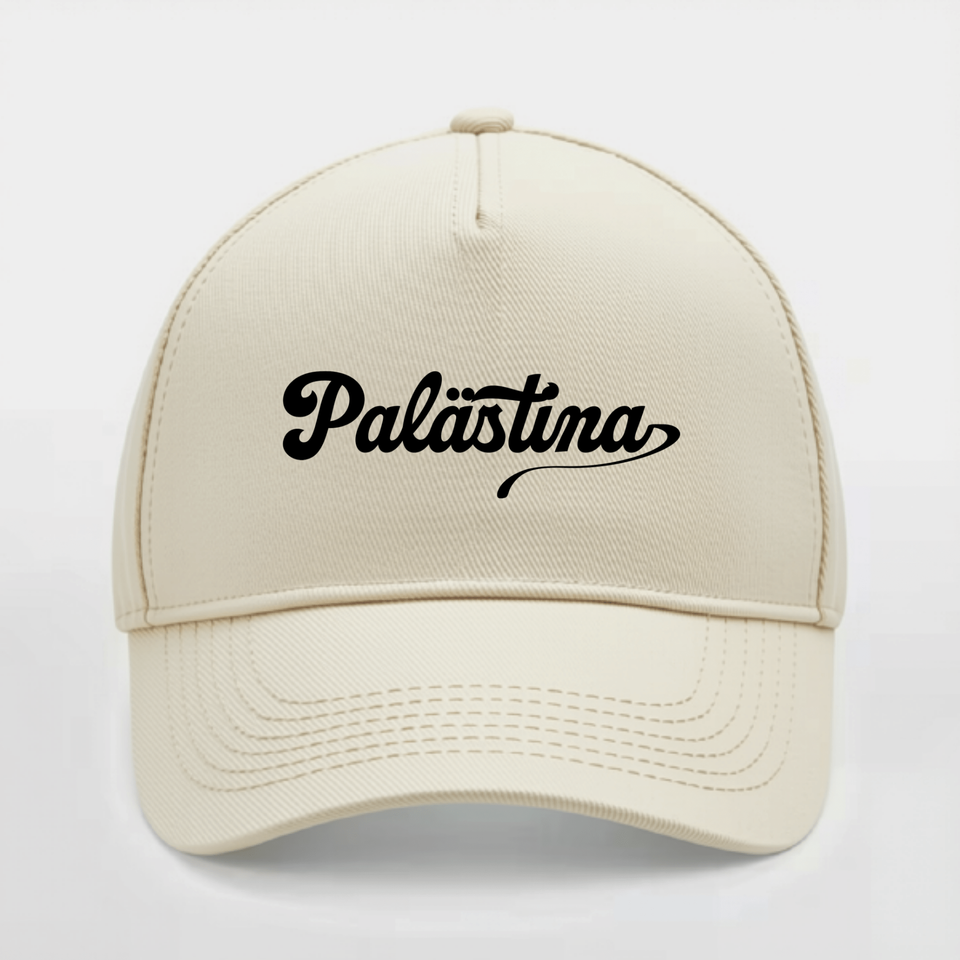 Klassische 5‑Panel Kappe mit modernem „Palästina“ - Unisex Kappe – Bild 9