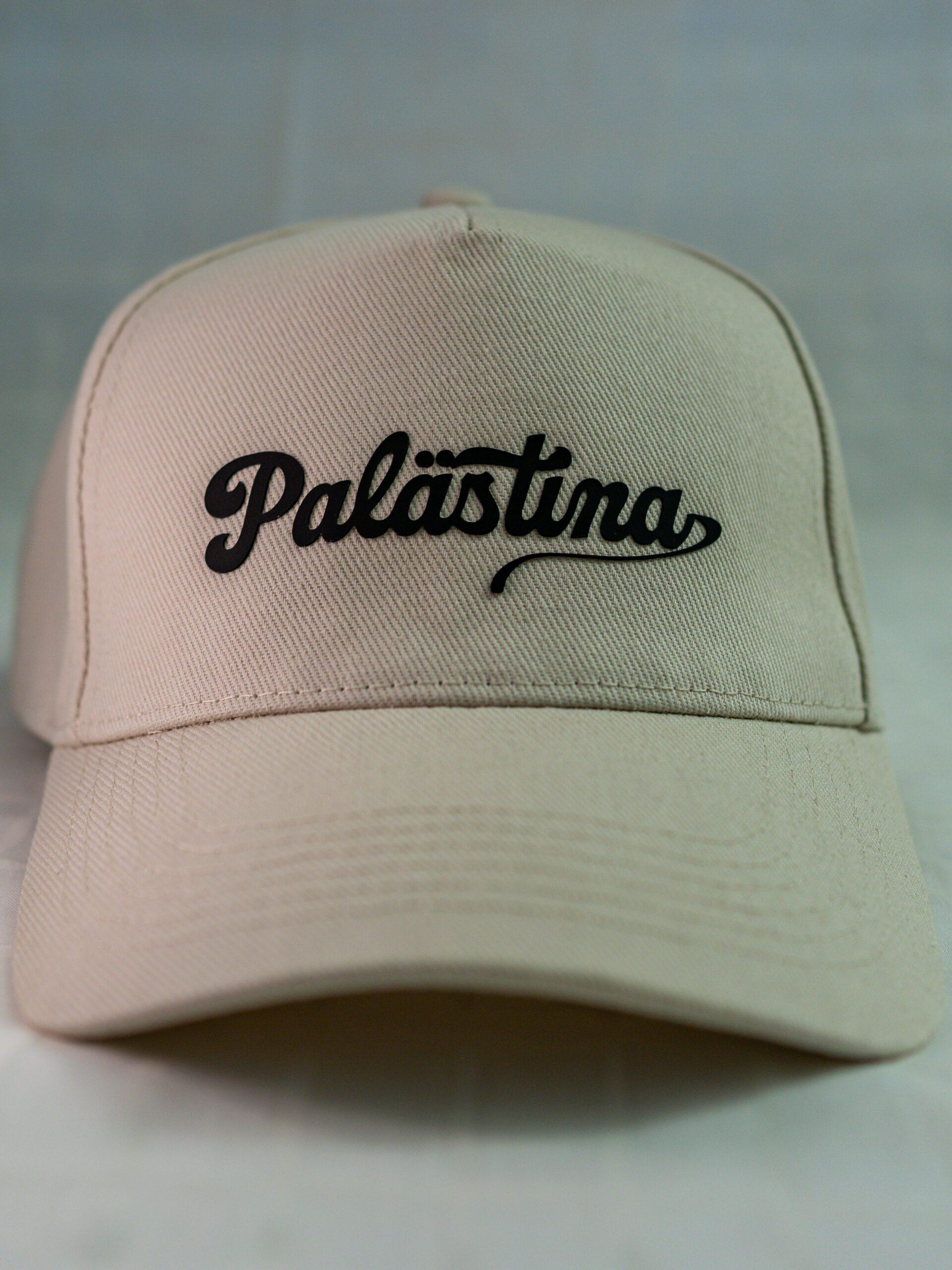 Klassische 5‑Panel Kappe mit modernem „Palästina“ - Unisex Kappe