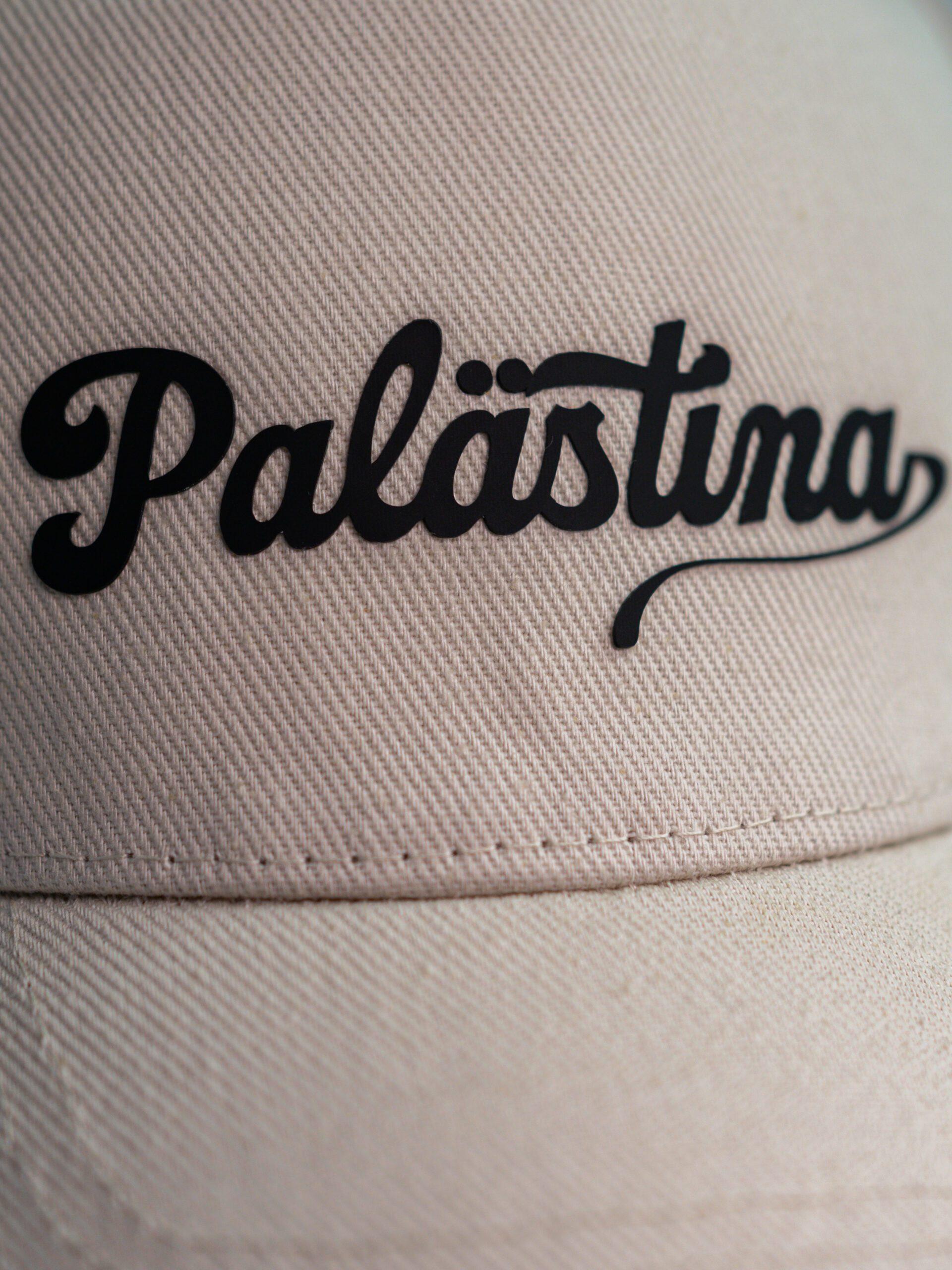 Klassische 5‑Panel Kappe mit modernem „Palästina“ - Unisex Kappe – Bild 6