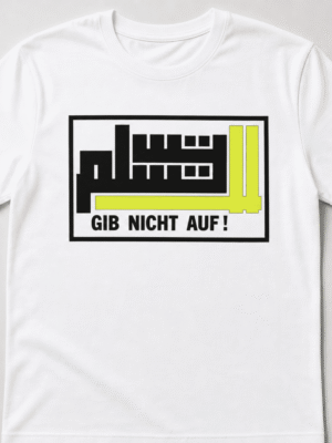Gib Nicht Auf! Arabisches Premium Bio T-Shirt Unisex