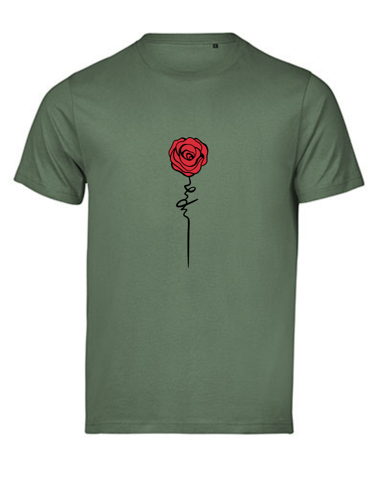 Ägypten Rose – Name als Rosenstiel Premium Bio T‑Shirt Unisex – Bild 2