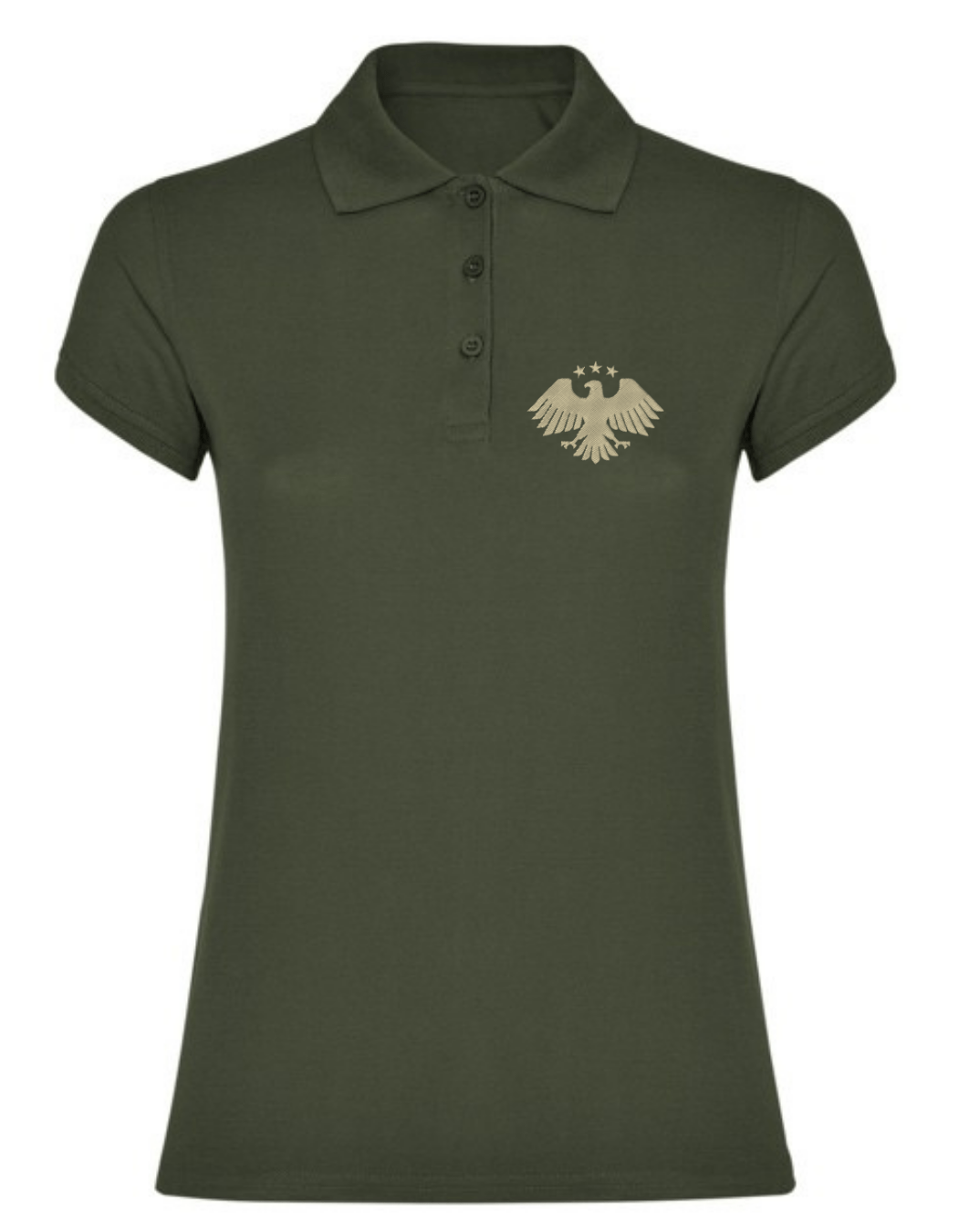 Der neue syrische Adler –Stick– Polo T Shirt – Bild 5