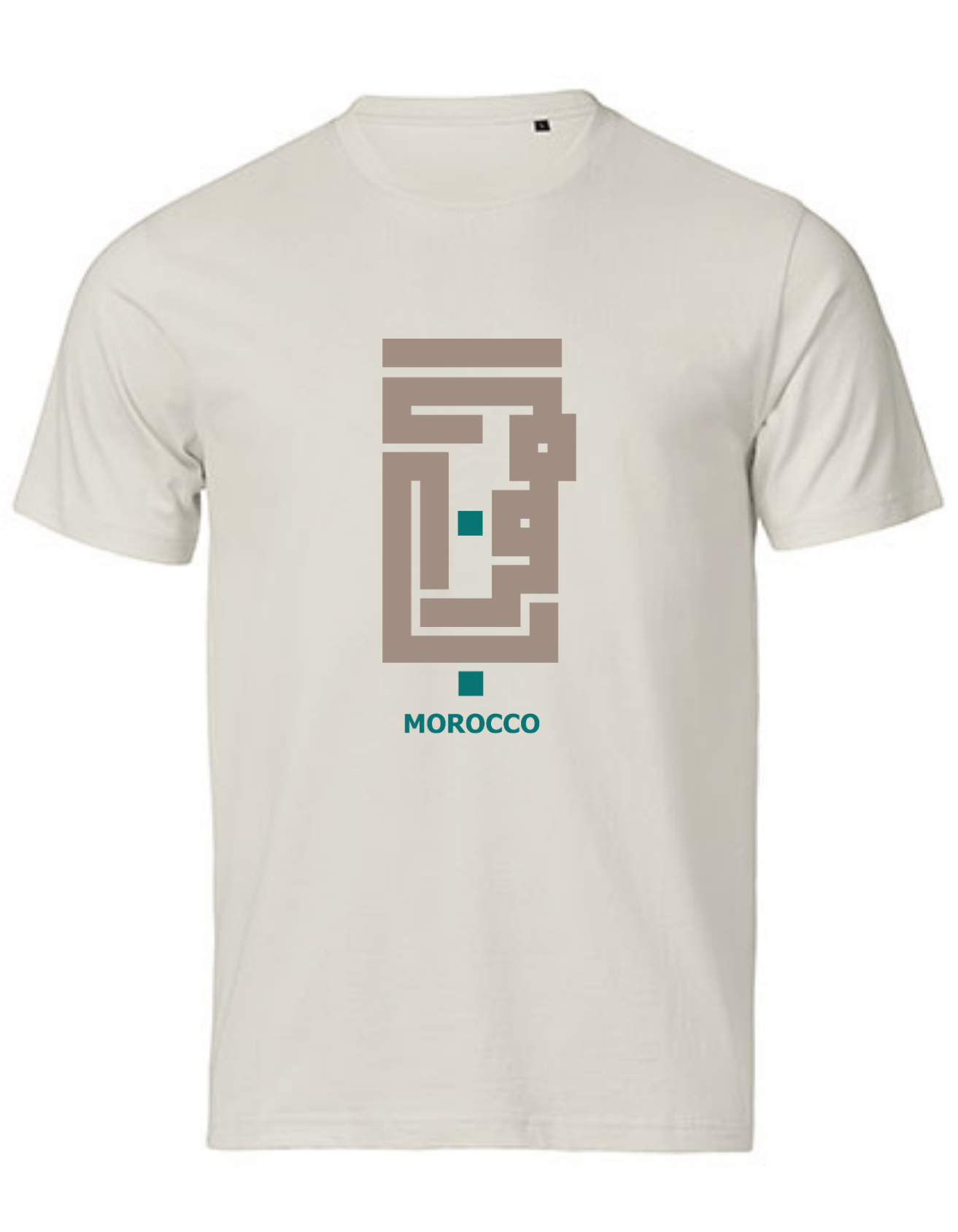 Morokko Architektur arabische Kalligrafie - Bio T‑Shirt Unisex – Bild 2