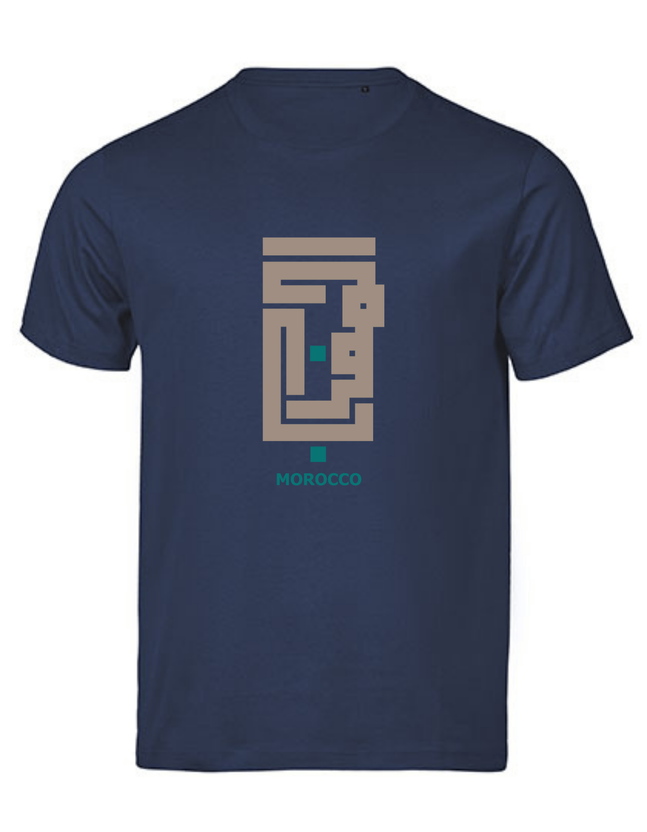 Morokko Architektur arabische Kalligrafie - Bio T‑Shirt Unisex – Bild 3