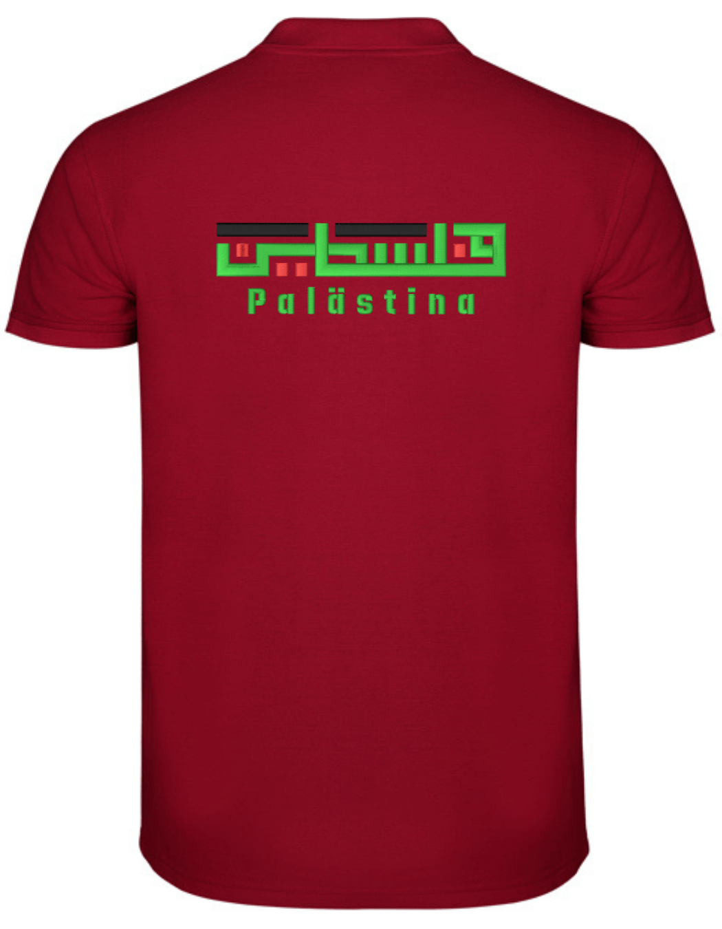 Palästina Kufi –Stick– Polo T Shirt – Bild 7
