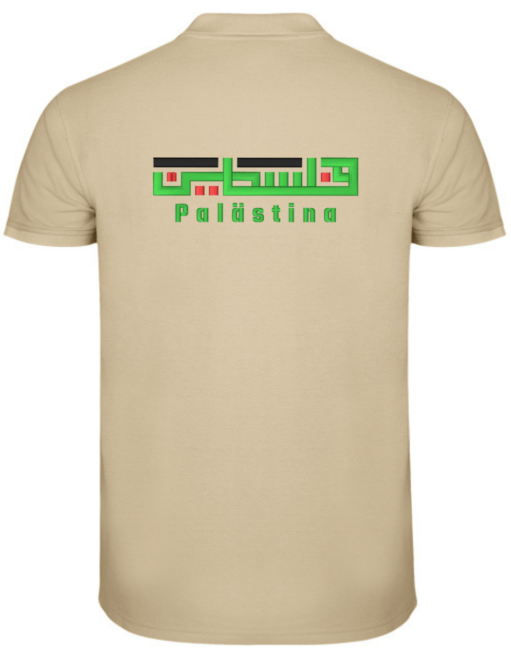 Palästina Kufi –Stick– Polo T Shirt – Bild 8