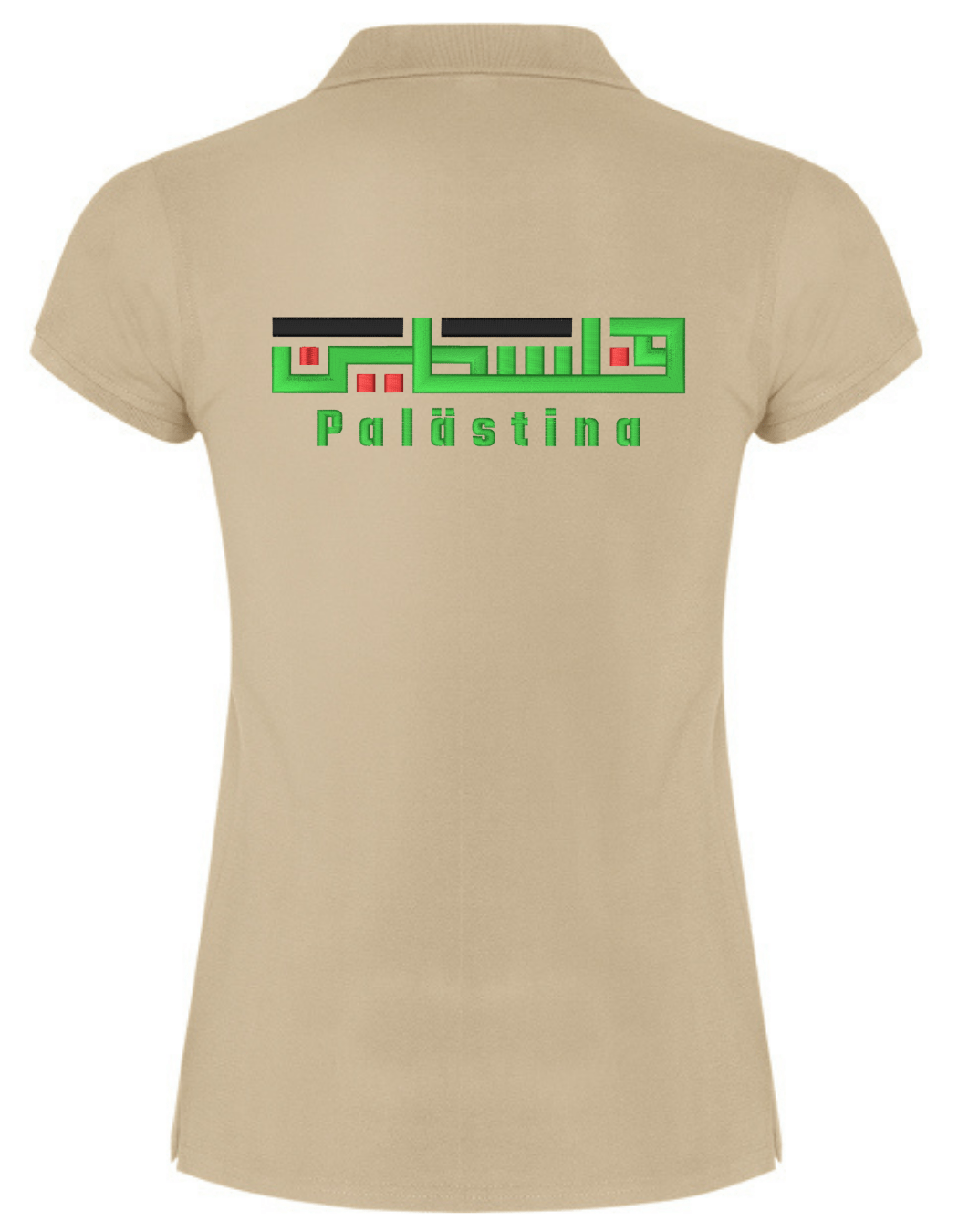 Palästina Kufi –Stick– Polo T Shirt – Bild 6