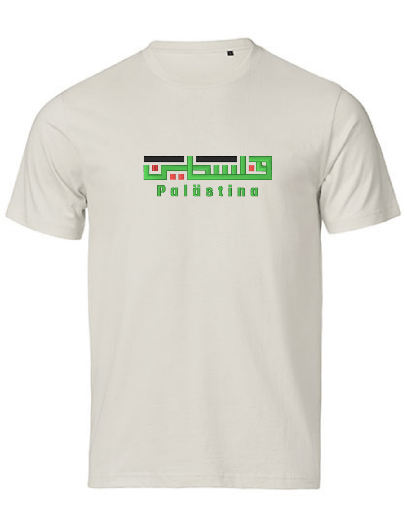 Palästina Kufi –Stick– Premium Bio T‑Shirt Unisex