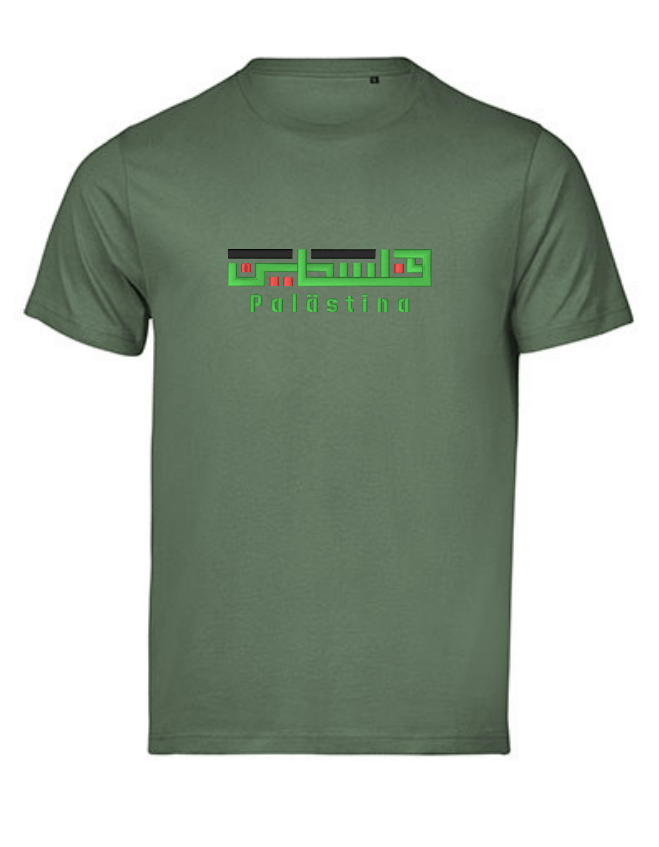 Palästina Kufi –Stick– Premium Bio T‑Shirt Unisex – Bild 2