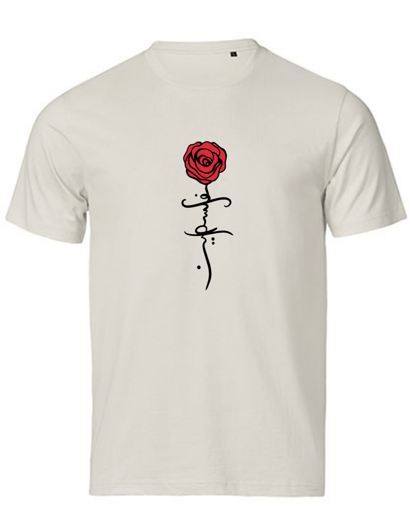 Palästina Rosen – Name als Rosenstiel Premium Bio T‑Shirt Unisex – Bild 3