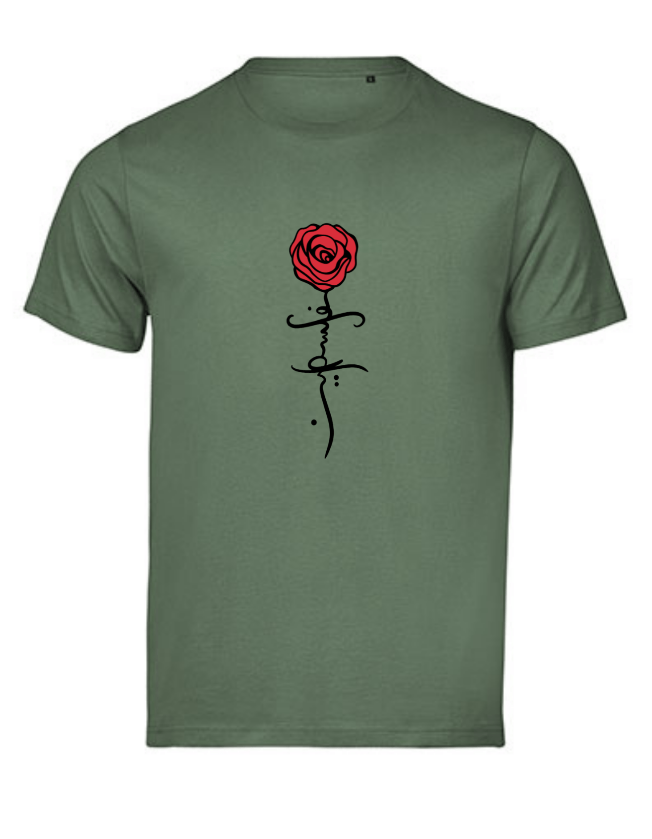 Palästina Rosen – Name als Rosenstiel Premium Bio T‑Shirt Unisex – Bild 2