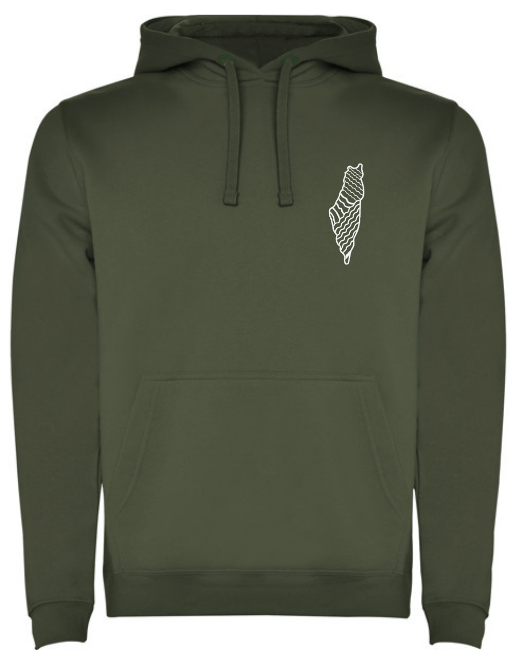 Palästina Schmach Kalligrafie –Stick– Hoodie – Bild 9