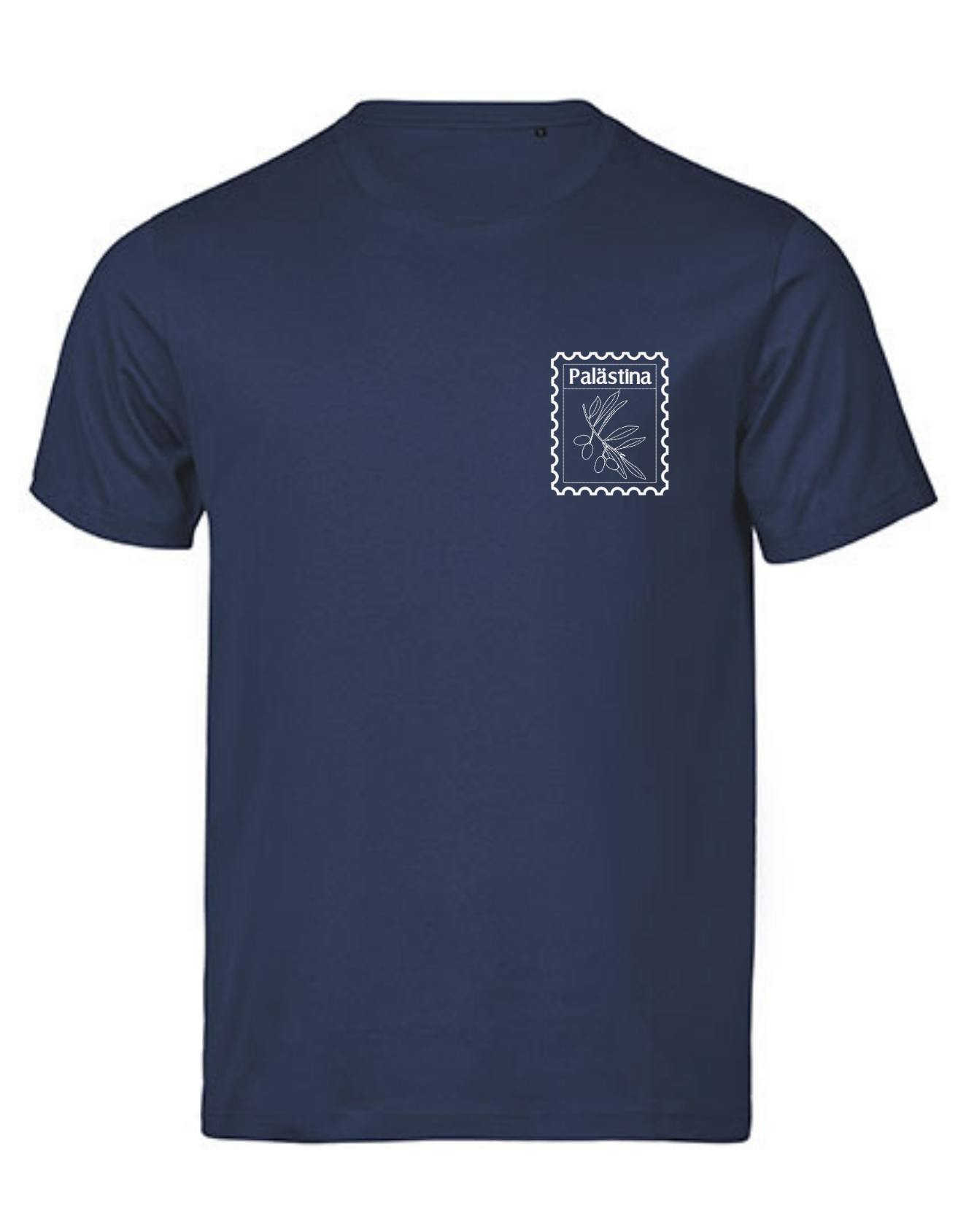 Palästina Stempel –Stick– Premium Bio T‑Shirt Unisex – Bild 3