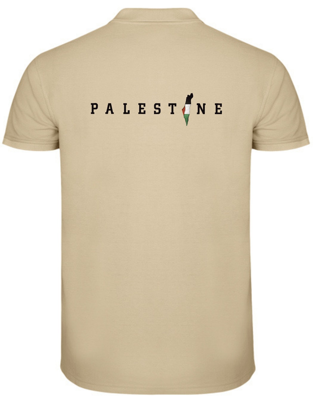 Palestine Mit Landkarte –Stick– Polo T Shirt