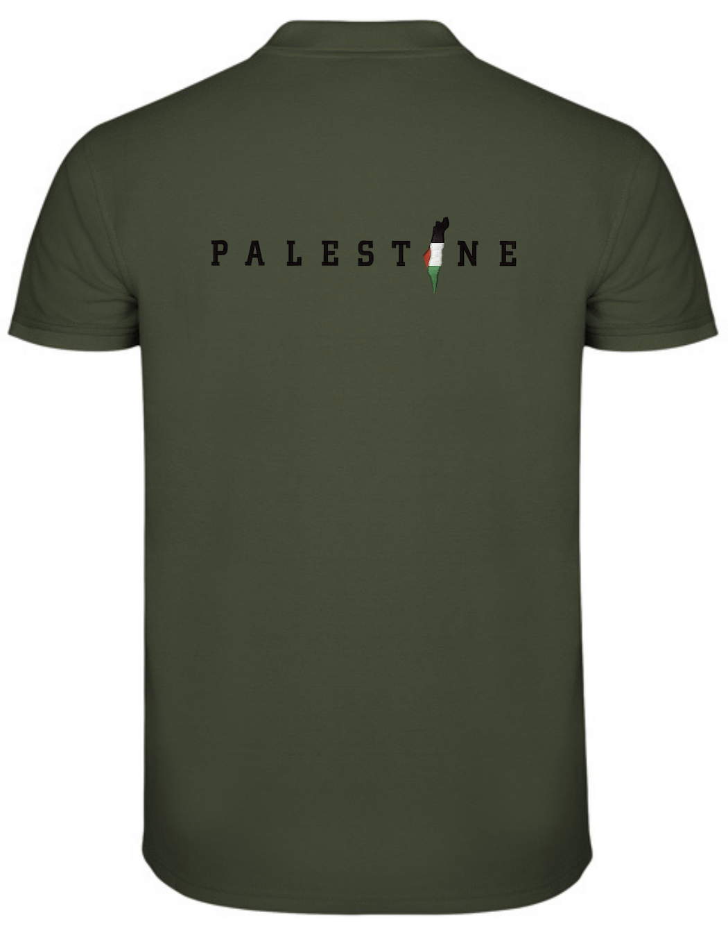 Palestine Mit Landkarte –Stick– Polo T Shirt – Bild 5