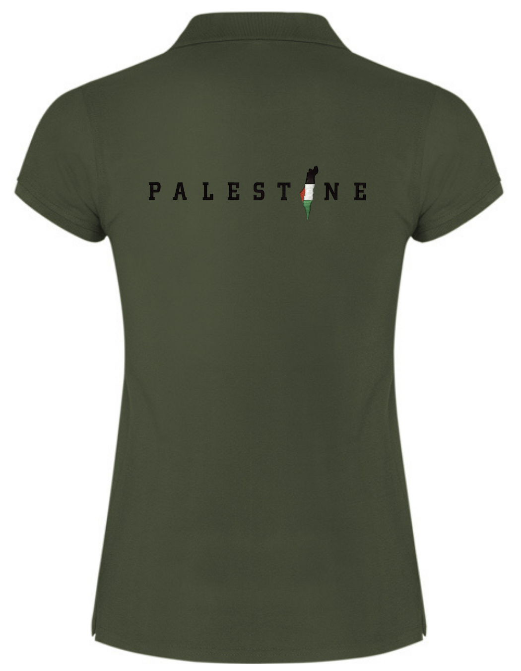 Palestine Mit Landkarte –Stick– Polo T Shirt – Bild 7