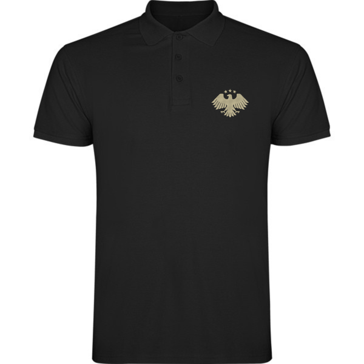 Der neue syrische Adler –Stick– Polo T Shirt – Bild 4