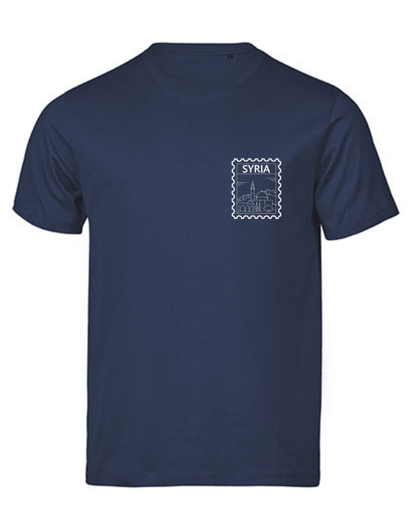 Syrien Stempel –Stick– Premium Bio T‑Shirt Unisex – Bild 3